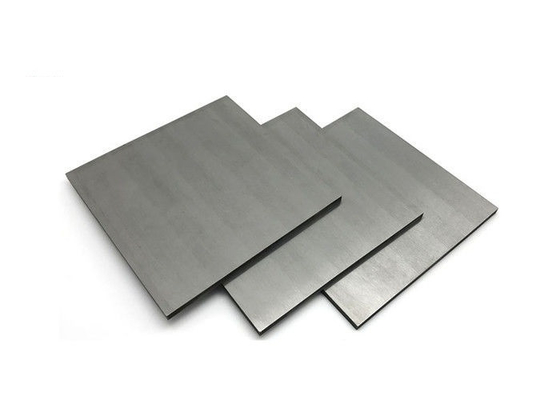 Cina Ukuran disesuaikan Tungsten Carbide Plate YG6 / YG6X / YG8 / YG15 / YG20 / YG20C Alloy pemasok