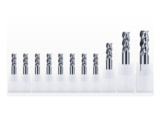 Mesin Side Face Solid Carbide High Feed End Mill / Carbide Flat End Mill pemasok