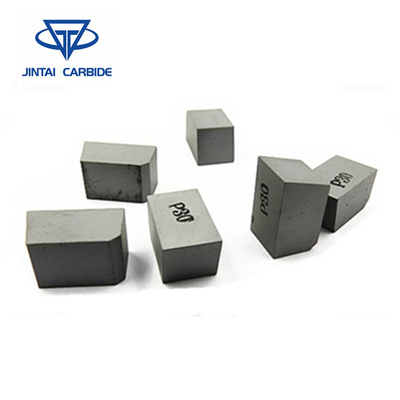 Brazed Tip Tungsten Carbide Sisipan, Sisipan Cutting Carbide Untuk Bagian Alat Tangan pemasok