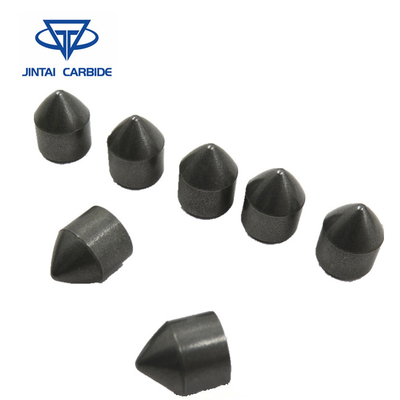 Semi-Ballistic Cemented Carbide Buttons, Bagian Bor Bit DTH Pneumatik Tinggi pemasok