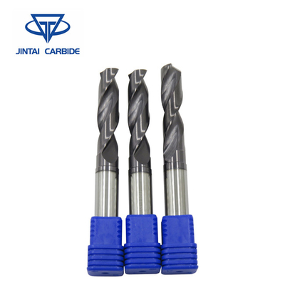 4 Flute Ekstra Panjang Panjang Pemotong Pabrik Akhir Persegi / Pemotong Penggilingan Diindeks Karbida End Mill pemasok
