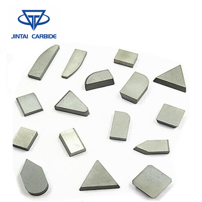 Grade YG6 Kosong Brazed Tungsten Carbide Tip, Sintering Brazed Tip pemasok