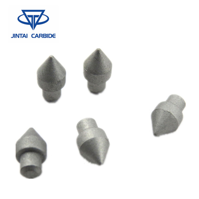 Grinding Pins Bush Hammer Tungsten Carbide Tip 100% Bahan Baku Perawan pemasok